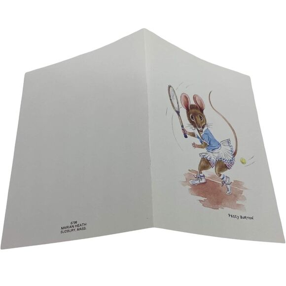 Vintage Blank Cards Bunnies & Mouse by Peggy Burton & Angela Sinno 12pcs Lot - Picture 5 of 11